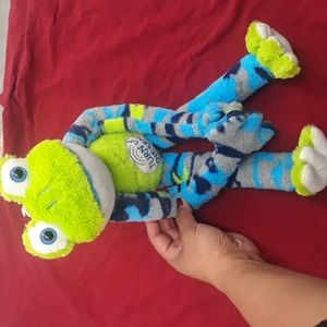 Funky frog stuffed animal plush